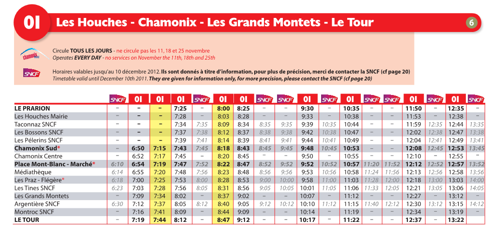 01 Les Houches - Chamonix - Les Grands Montets - Le Tour 6