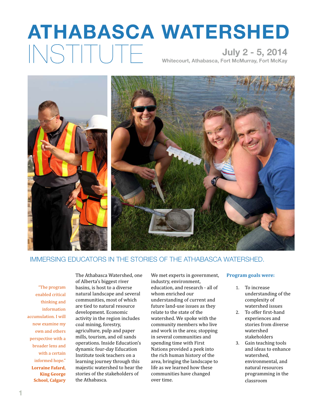 Athabasca Watershed Education Institute