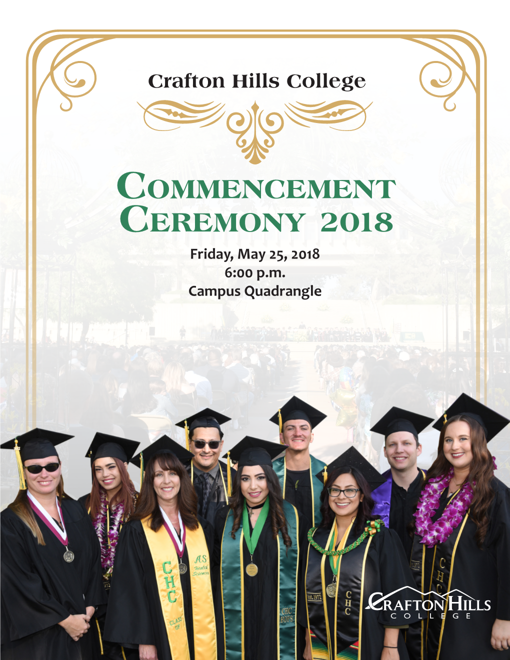 Commencement Ceremony 2018 Friday, May 25, 2018 6:00 P.M