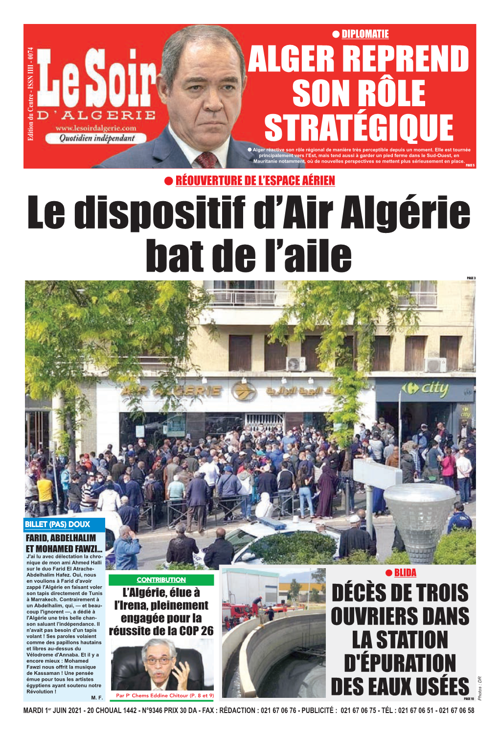 Le Dispositif D'air Algérie Bat De L'aile