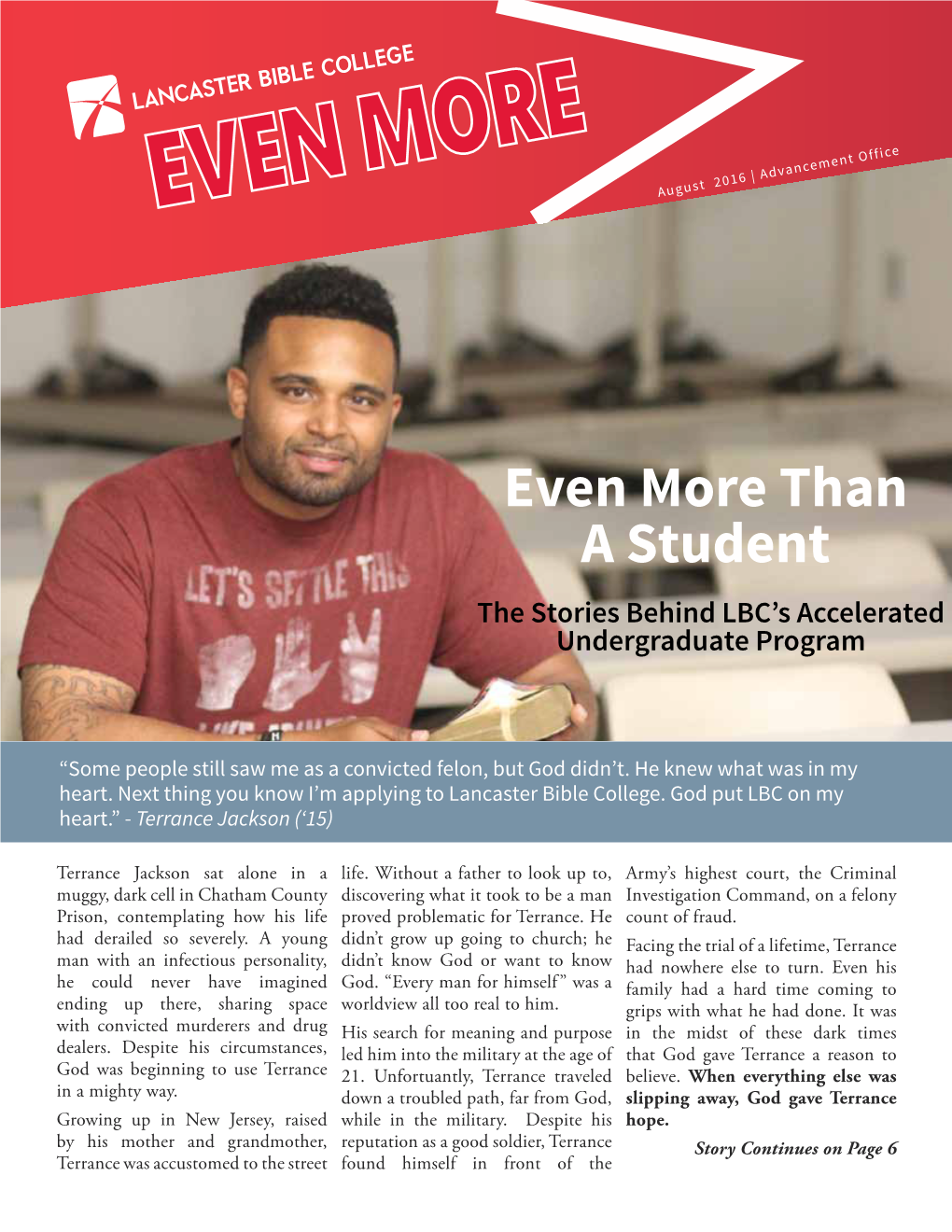 Even More Than a Student the Stories Behind LBC’S Accelerated Undergraduate Program