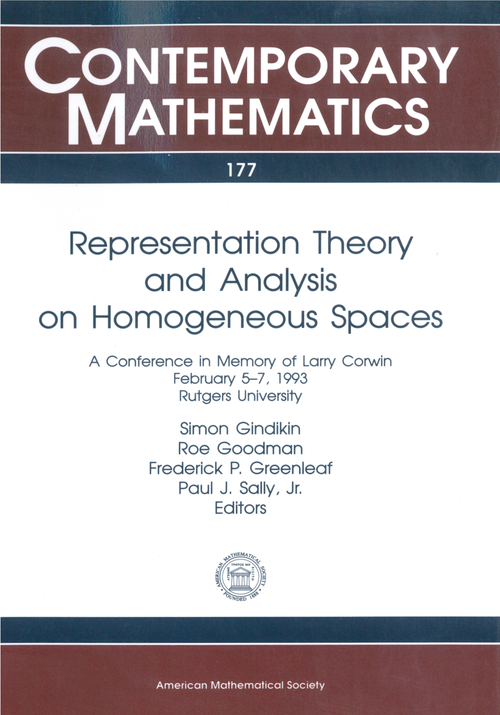 Contemporary MATHEMATICS 177