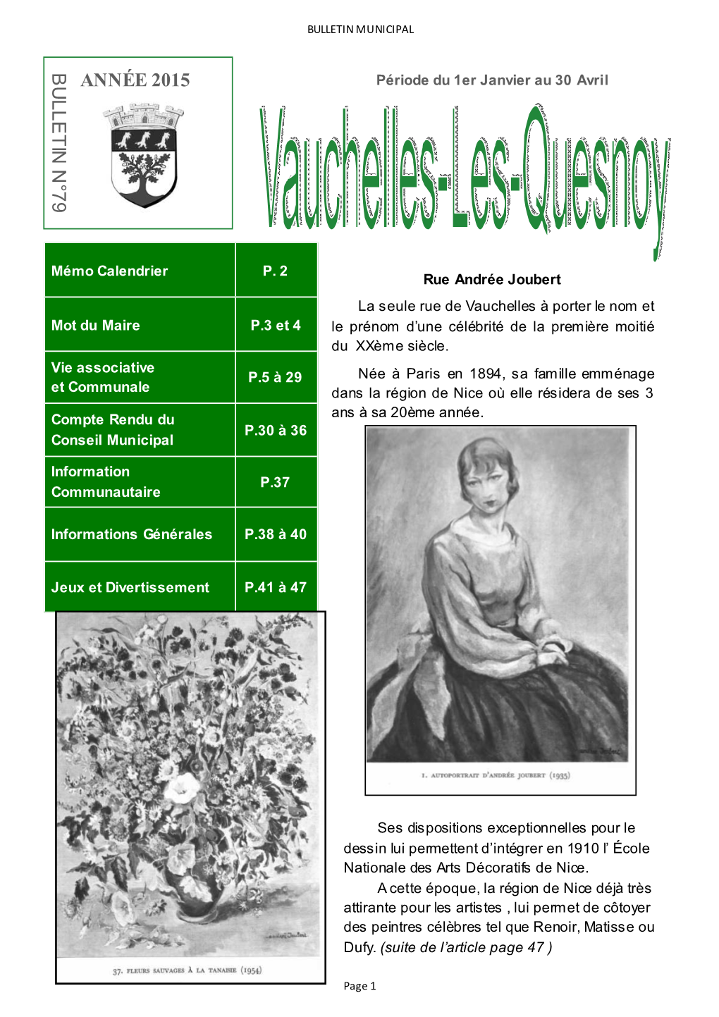 Bulletin Municipal N° 79.Pub