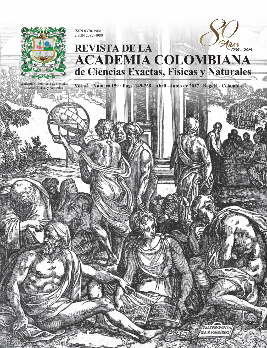 REVISTA DE LA ACADEMIA COLOMBIANA De Ciencias Exactas, Físicas Y Naturales