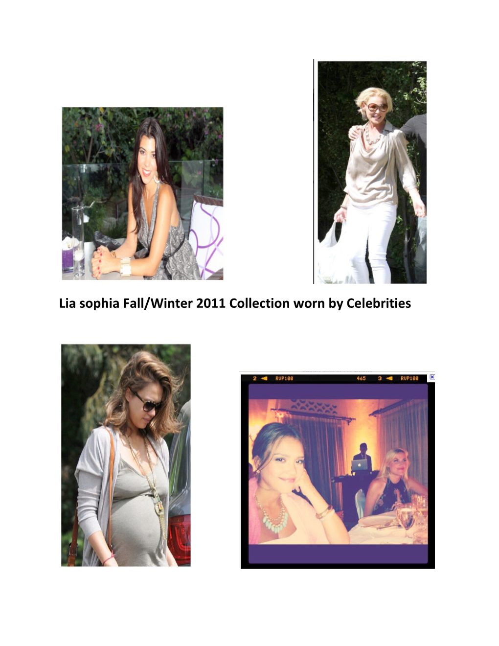 Lia Sophia Fall/Winter 2011 Collection Worn by Celebrities