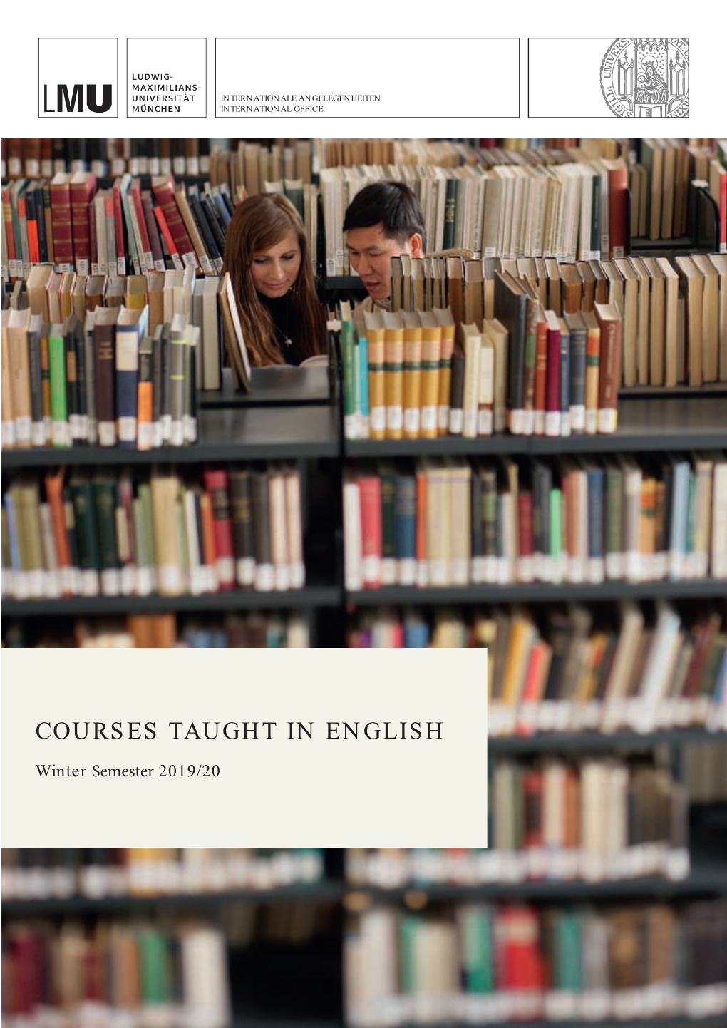 English Courses Winter 2019-20