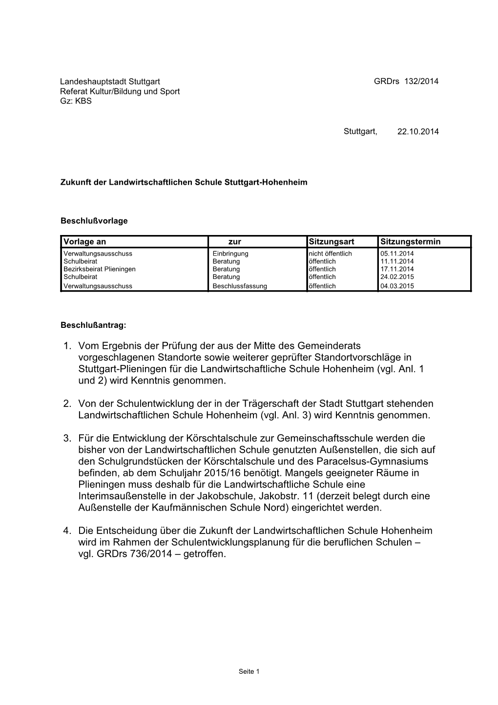 132/2014 Vorlage KSD-Redaktionssystem