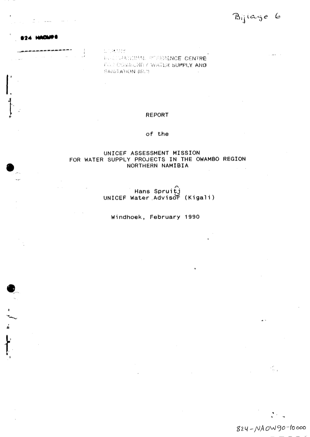 Fta O^ Yo -To Ooo Table of Contents 1.INTRODUCTION 1.1.Background 1.2.Objectives of the Mission 1.3.Procedure 1 .4.Acknowledgements