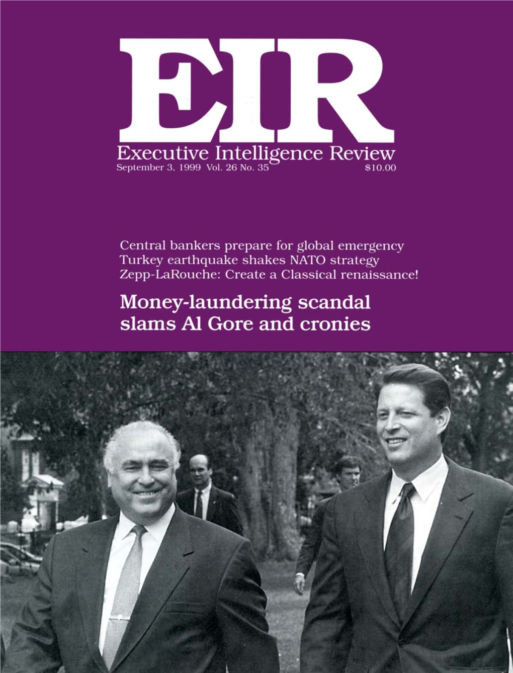 Executive Intelligence Review, Volume 26, Number 35, September 3, 1999