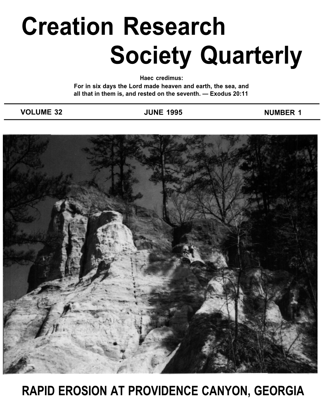 CRSQ Volume 32