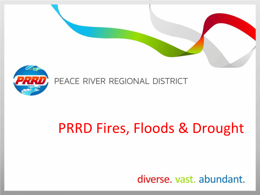 PRRD Fires, Floods & Drought