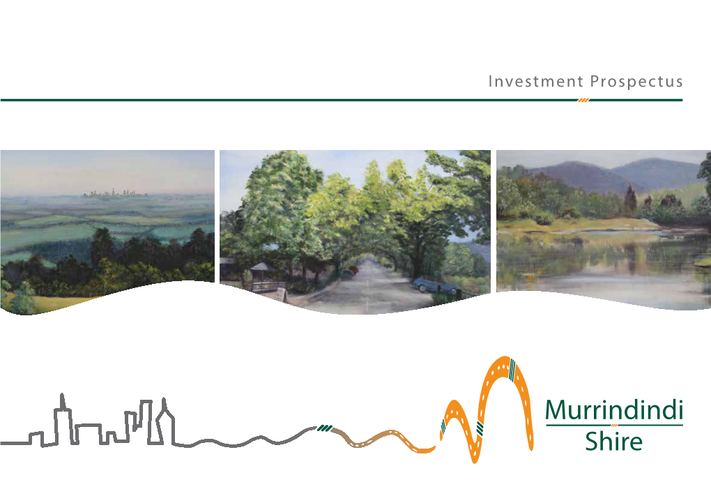 Investment Prospectus Murrindindi Murr-In-Din-Di ‘Mist of the Mountains’ from Council and Community