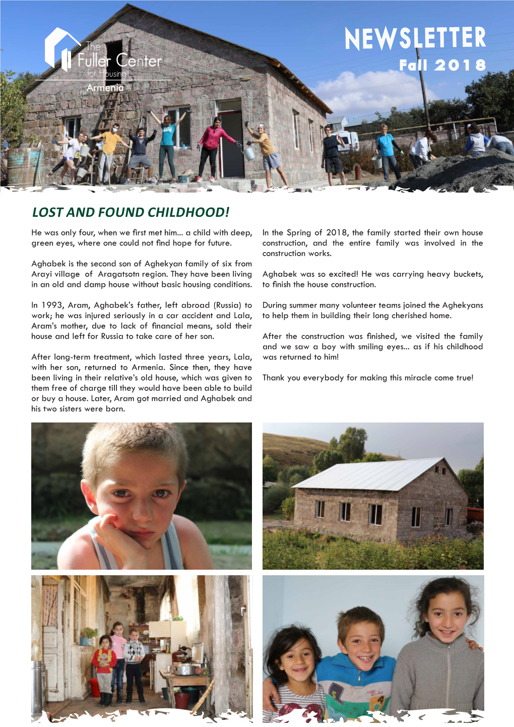 NEWSLETTER Fall 2018 Armenia