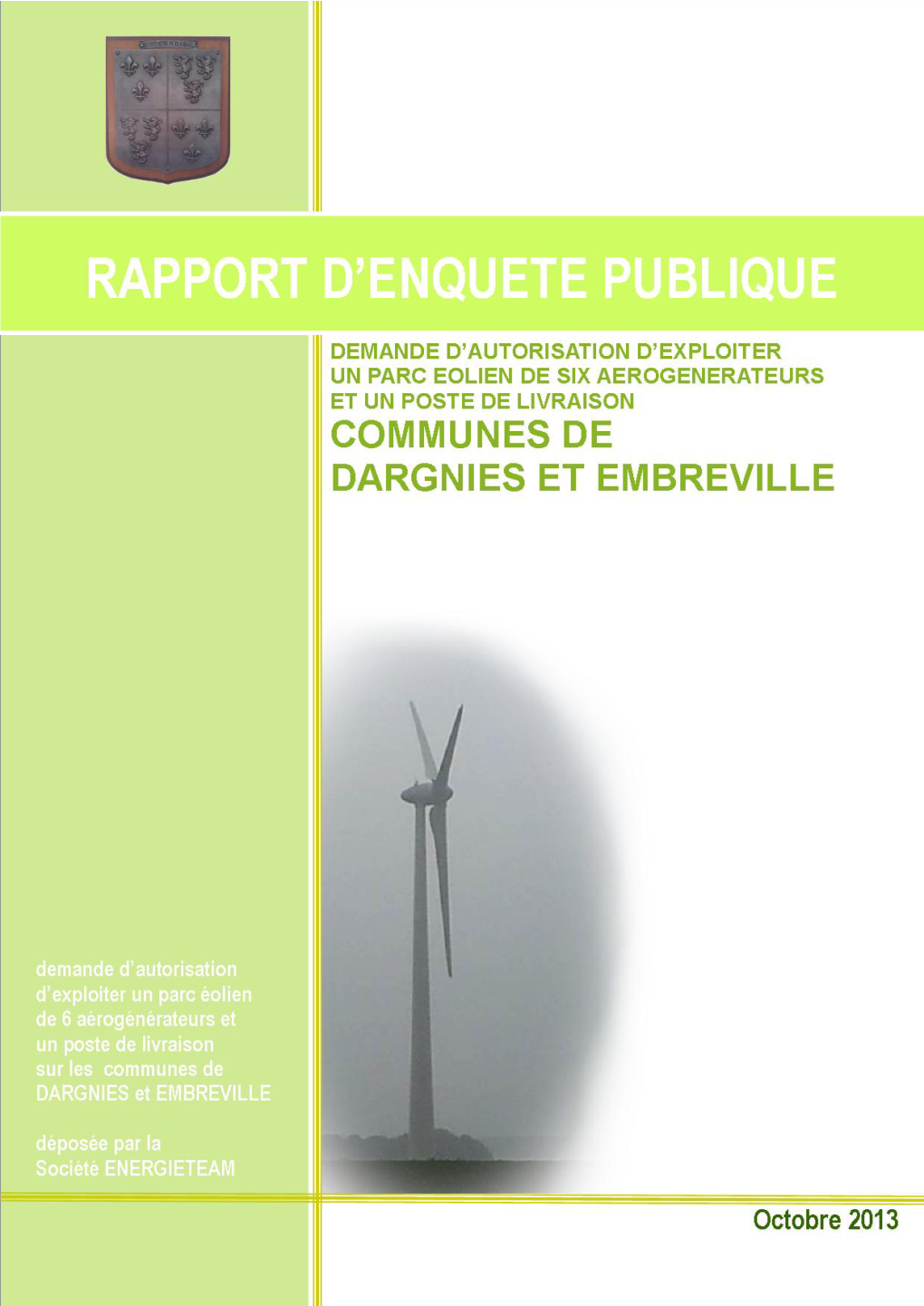 Rapport Enquête