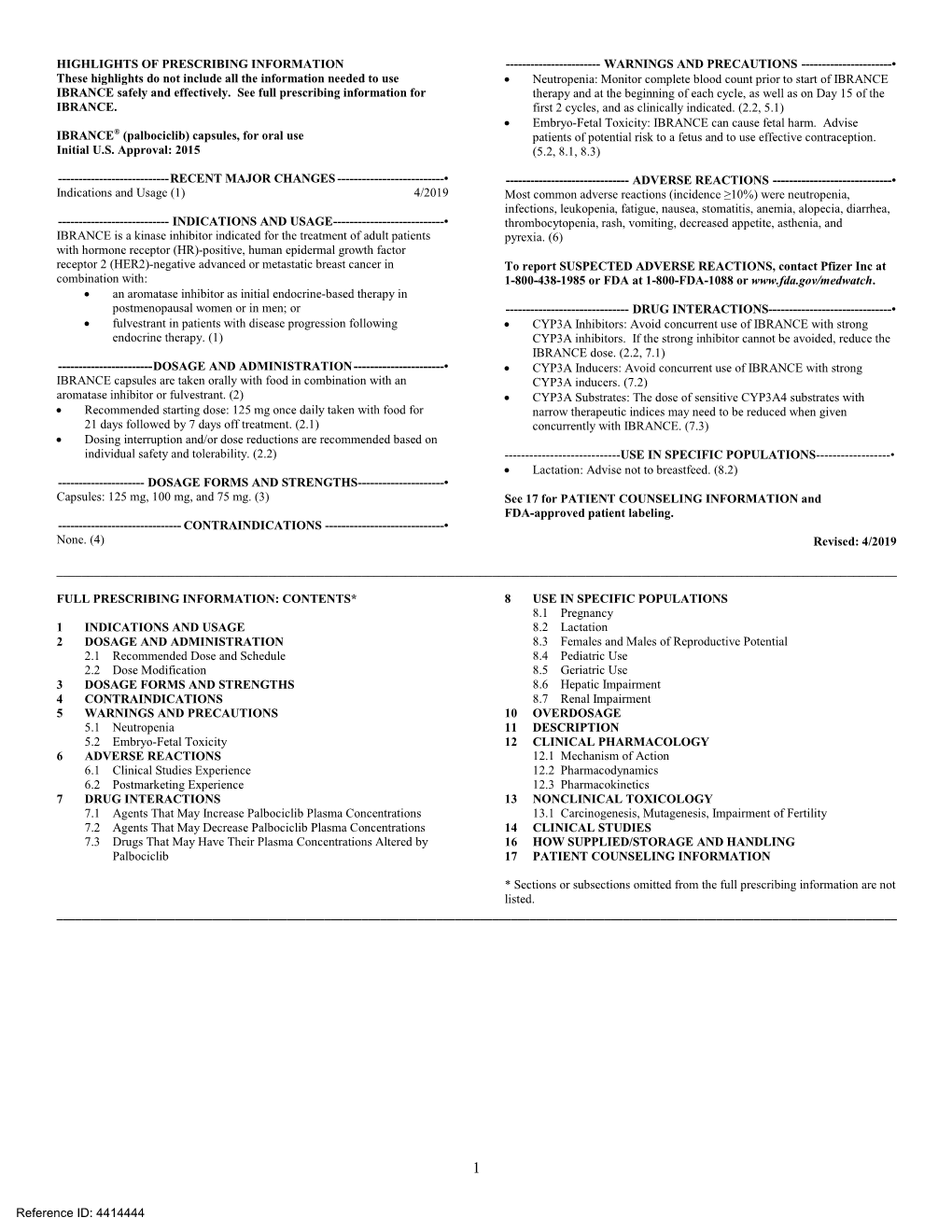 Ibrance (Palbociclib)