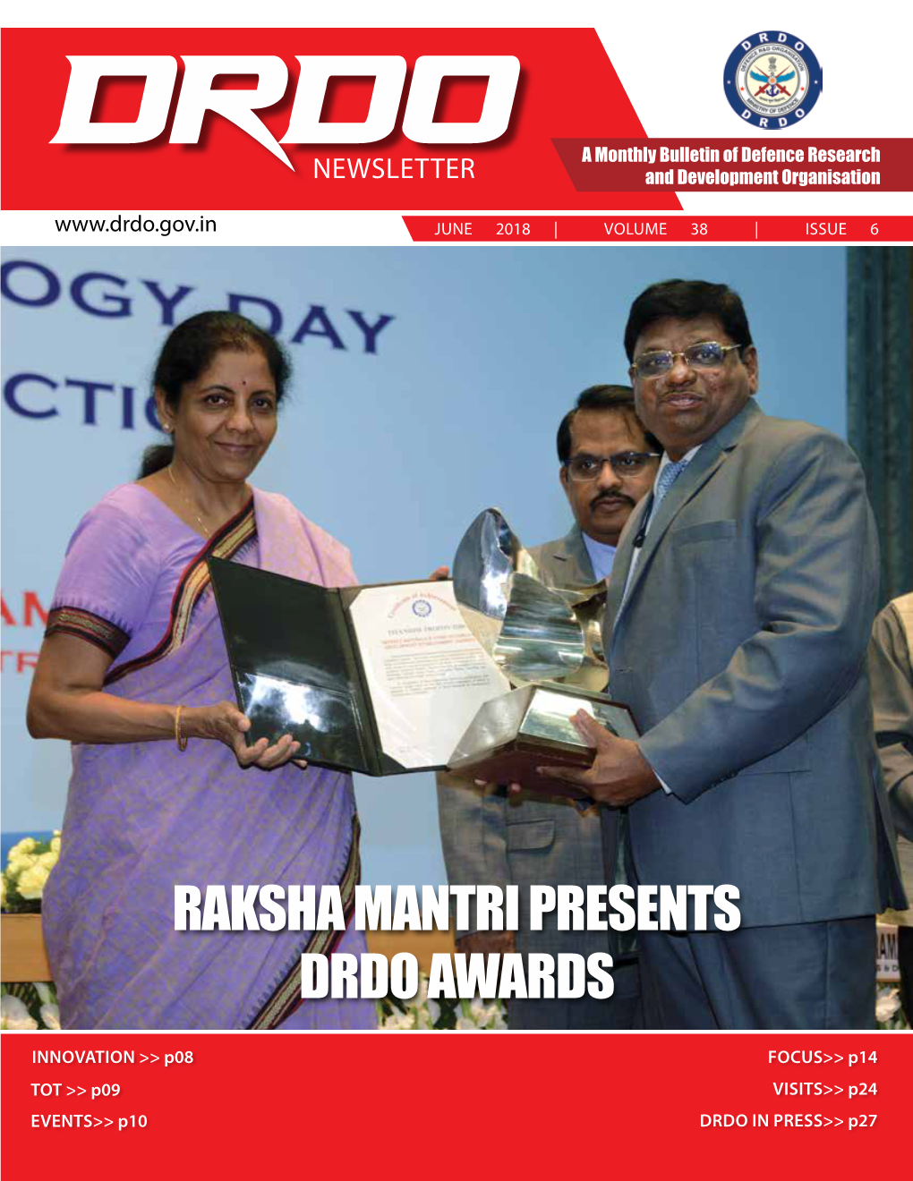Raksha Mantri Presents Drdo Awards