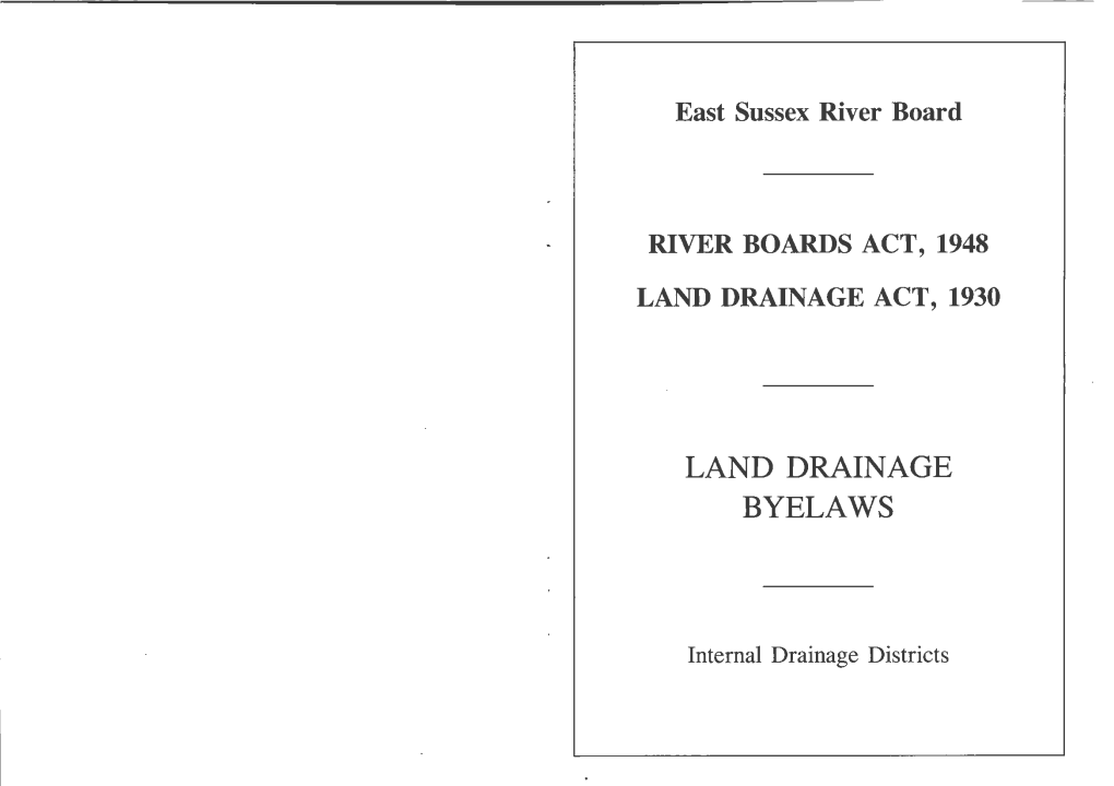 East Sussex River Board