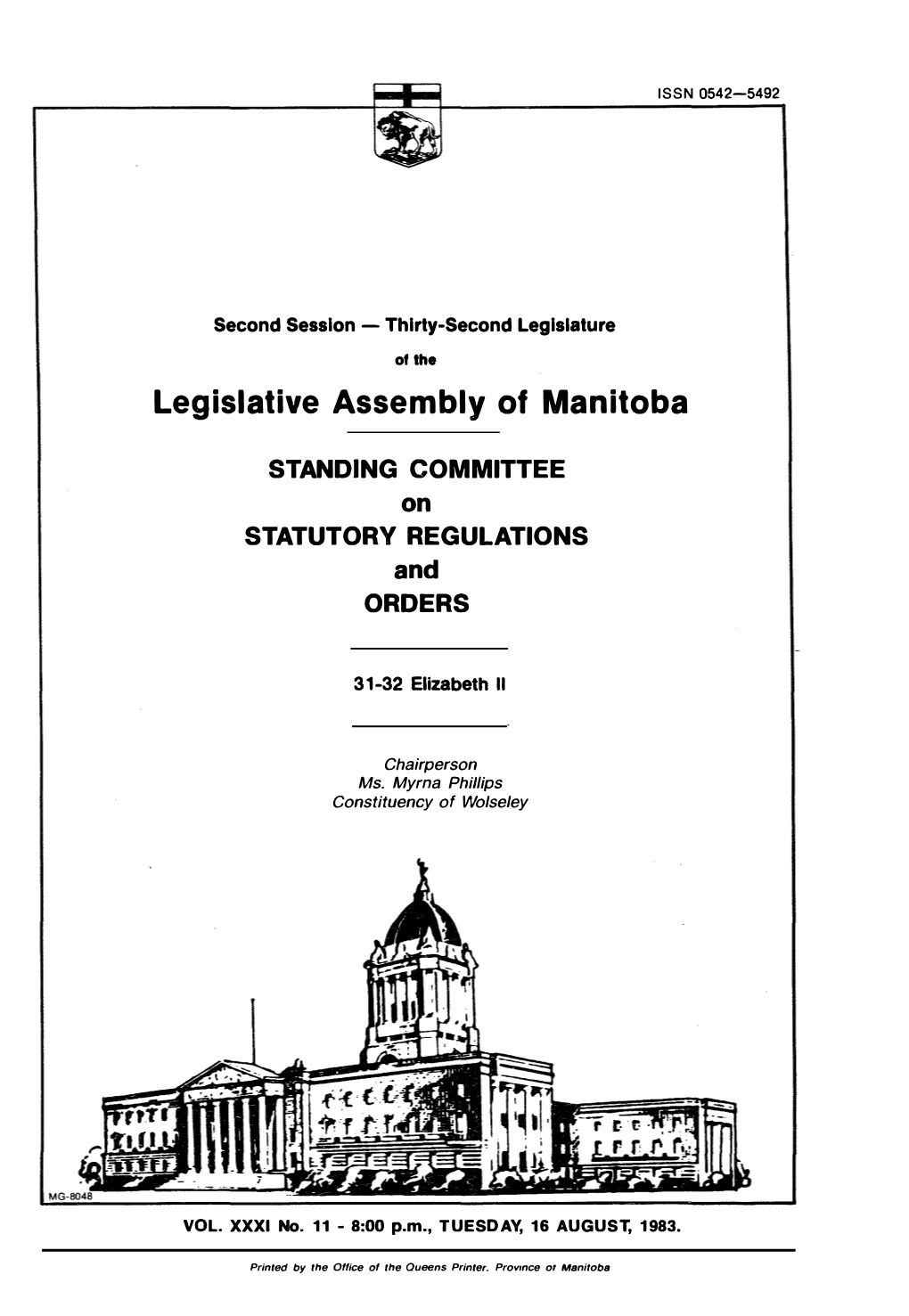 Legislative Assembly of Manitoba