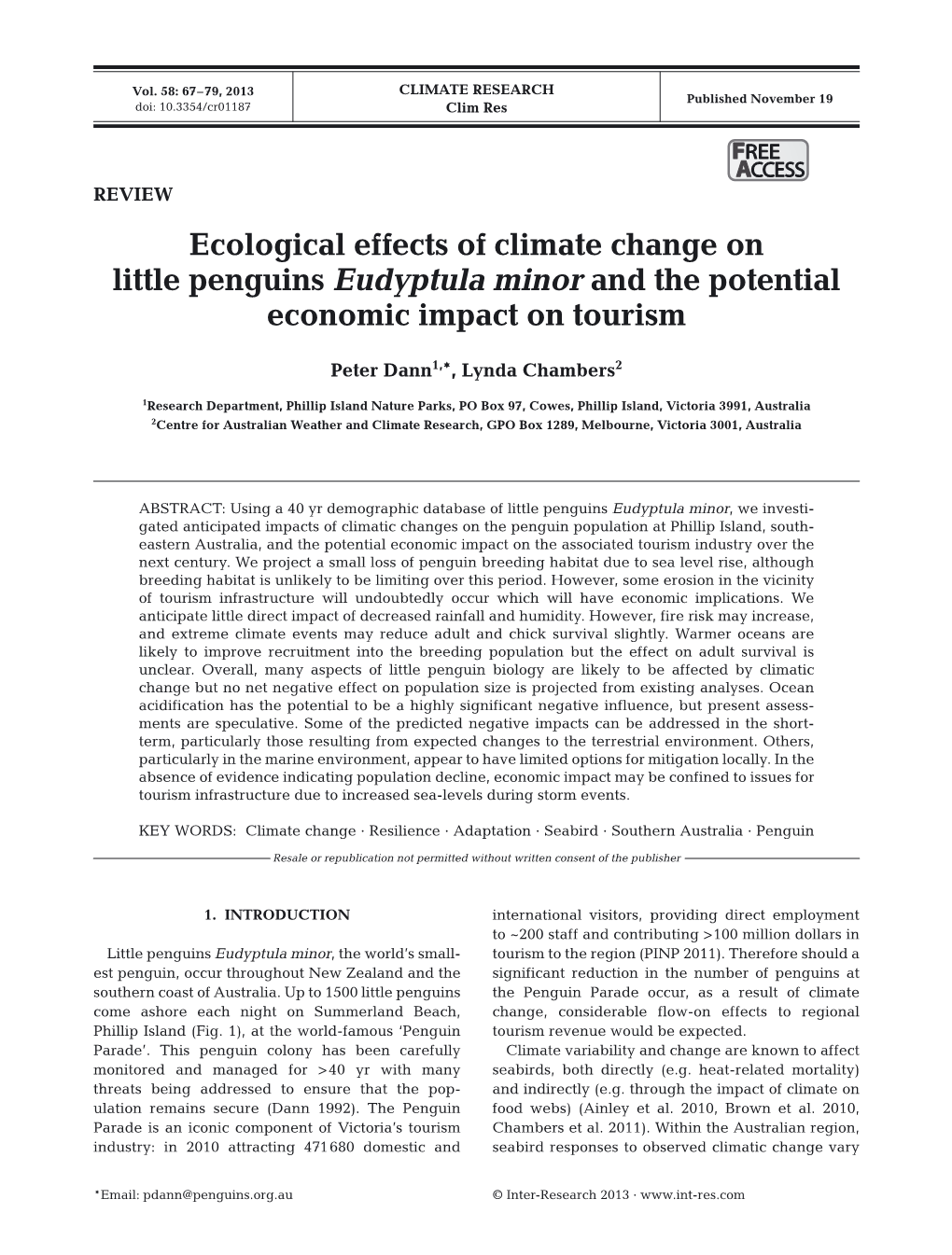 Climate Research 58:67