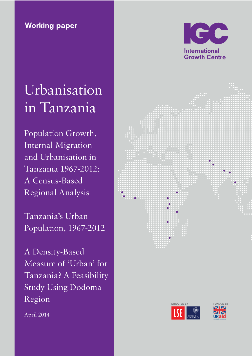 Urbanisation in Tanzania
