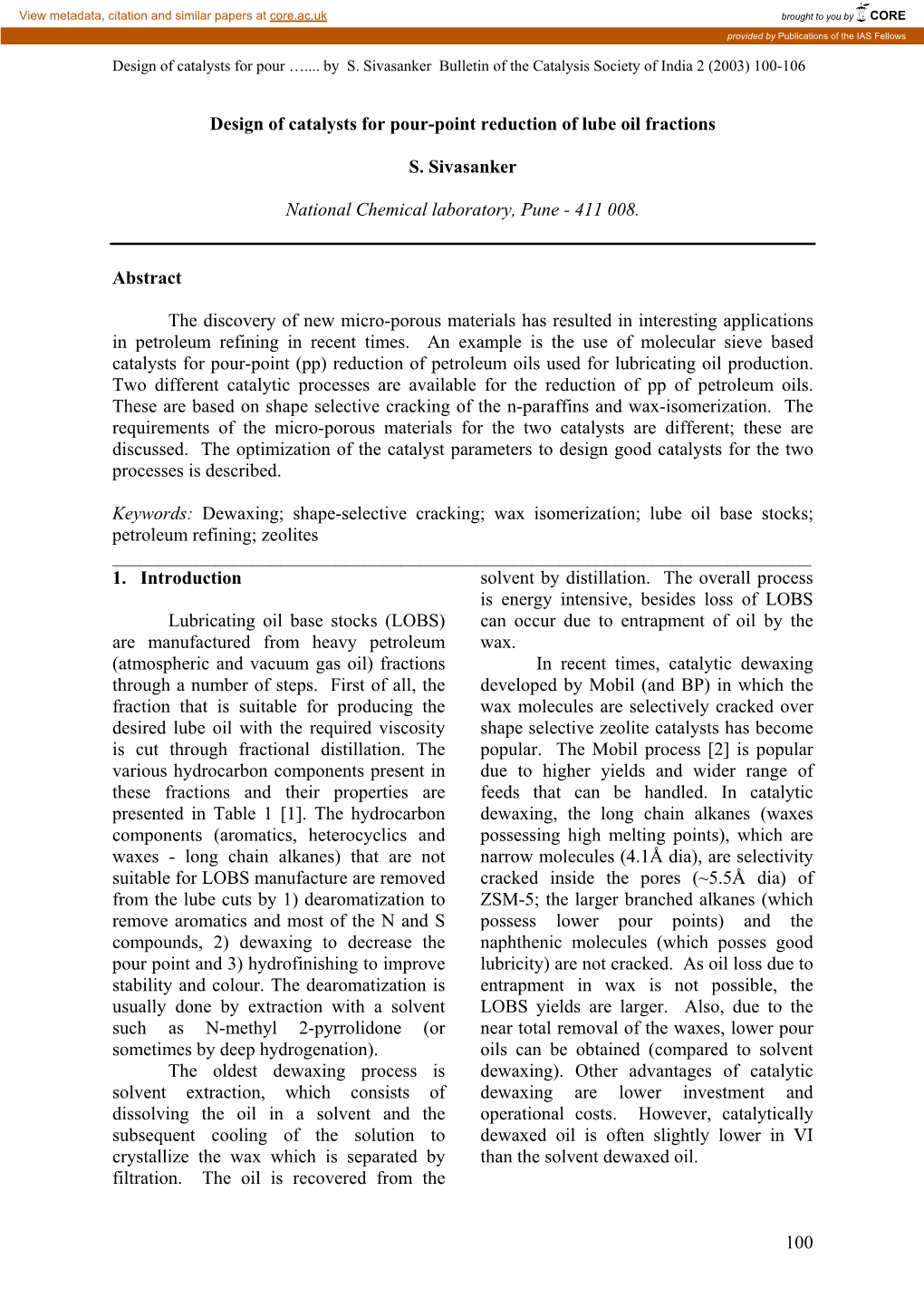 The Various Hydrocarbon Components in LOBS and Their