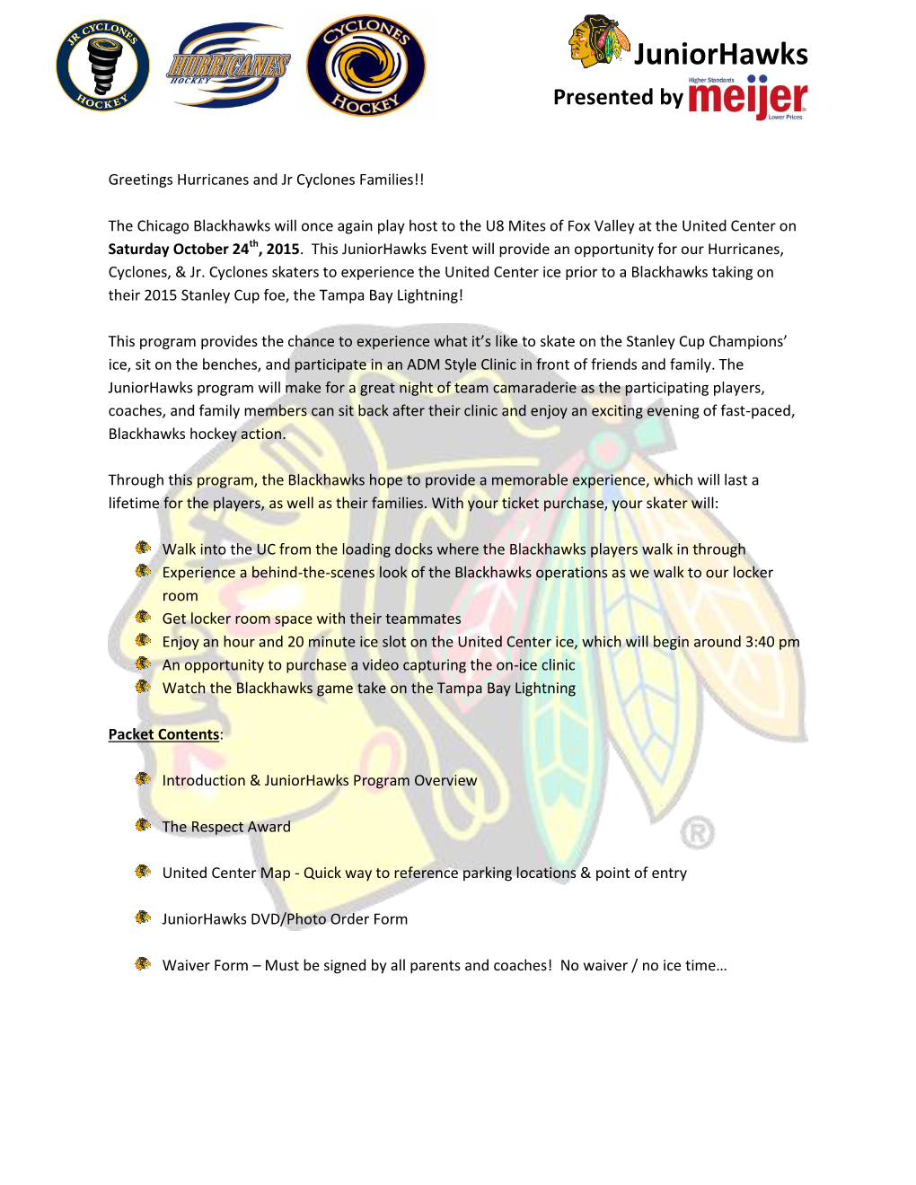 Juniorhawks Presented By