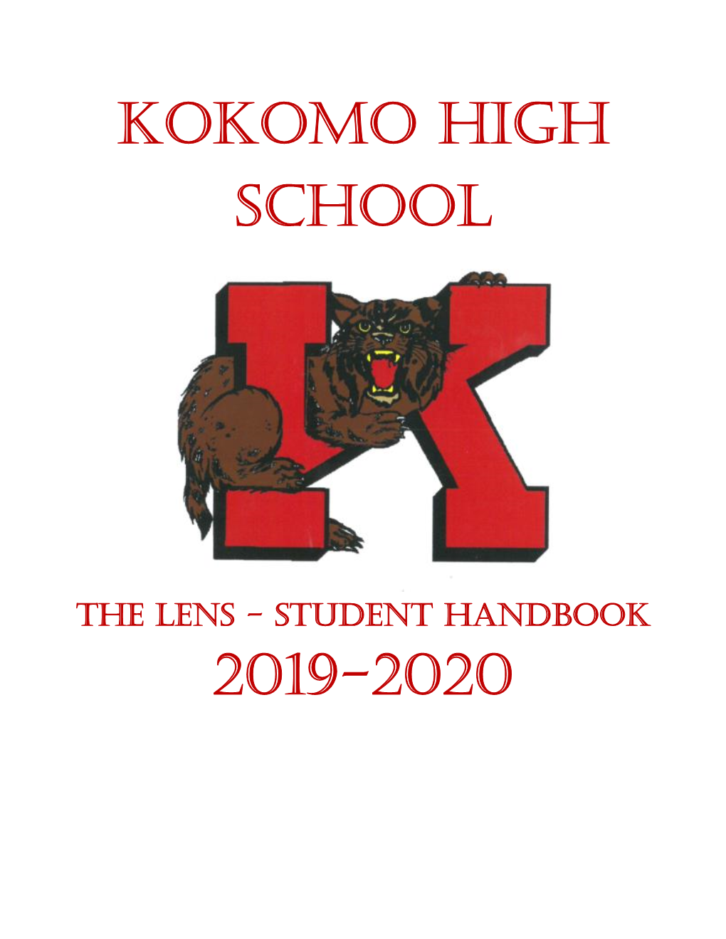 Kokomo High School 2019-2020