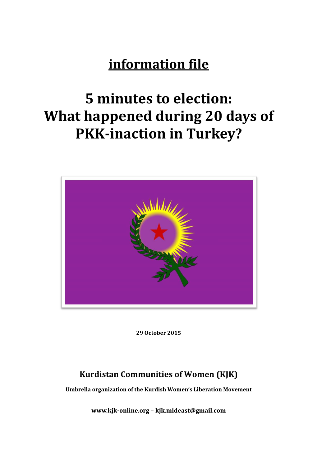 5 Minutes to Election: What Happened During 20 Days of PKK-Inaction in Turkey?