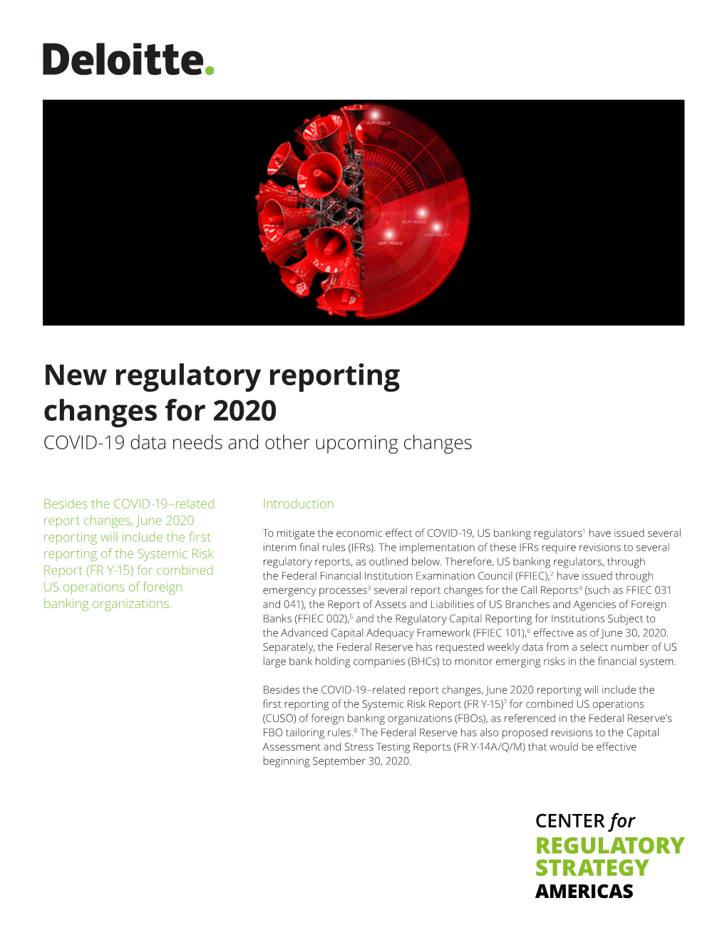 New Regulatory Reporting Changes for 2020 COVID-19 Data Needs and Other Upcoming Changes