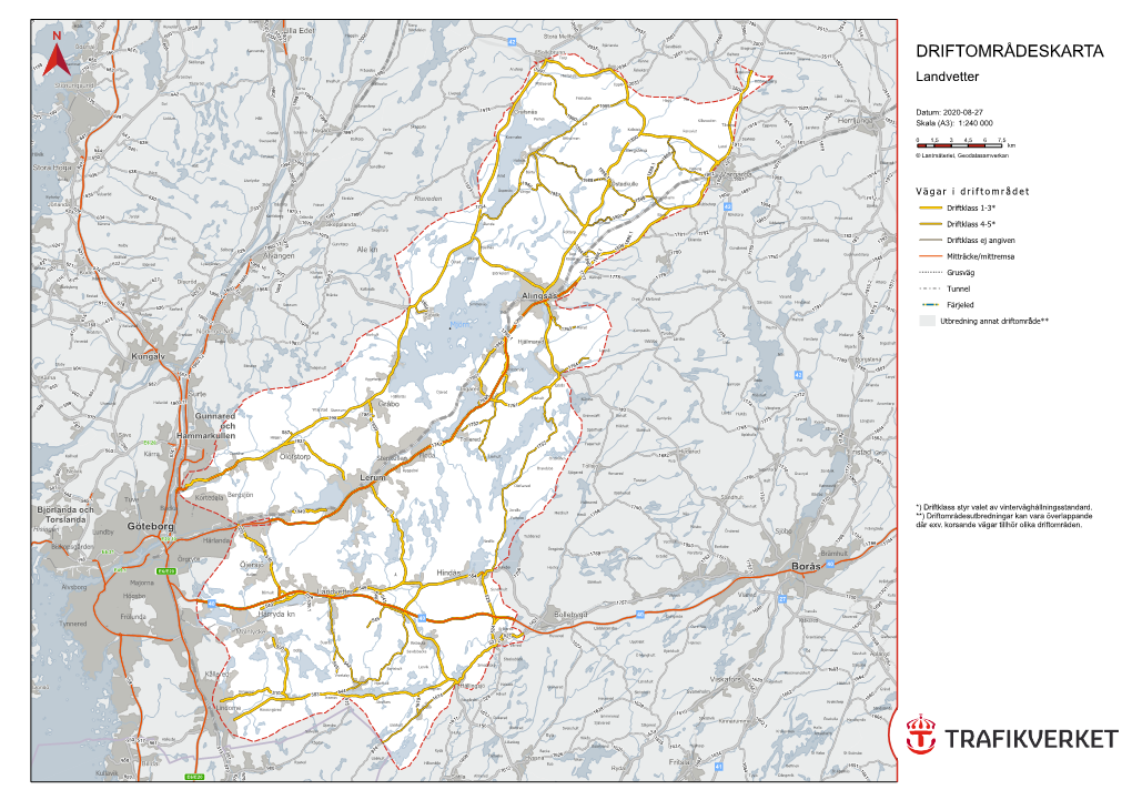 Karta Över Driftområde Landvetter (Pdf, 2,5