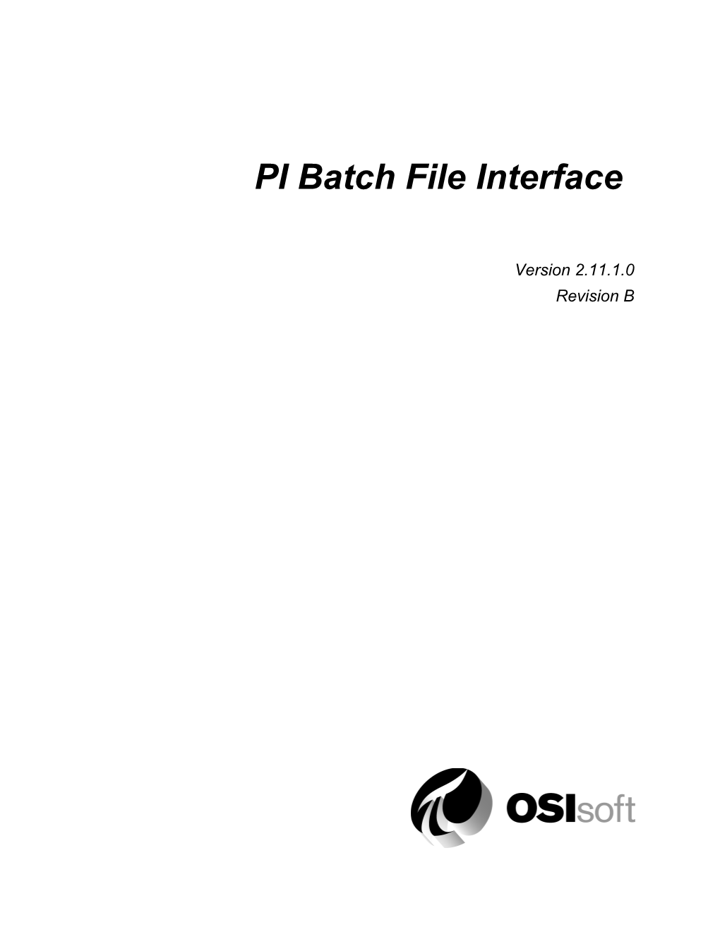 PI Batch File Interface s1