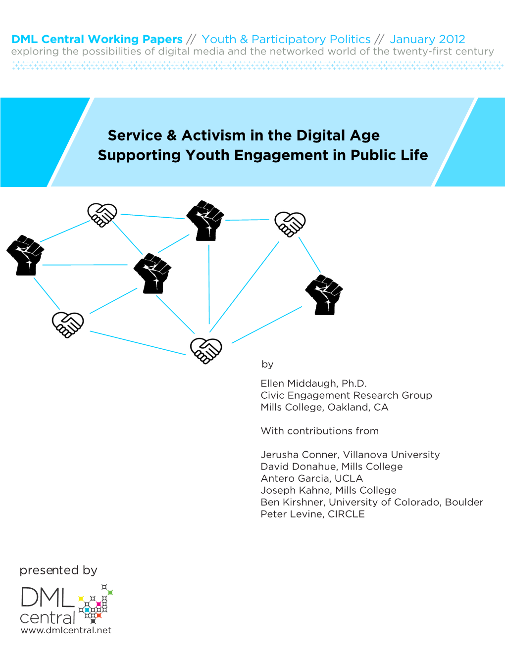 Service & Activism in the Digital Age Supporting Youth Engagement In