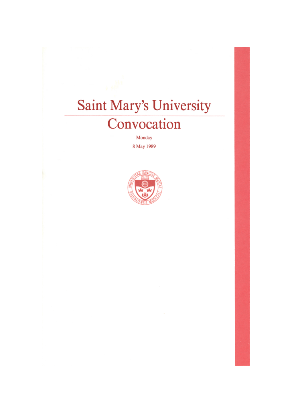 Saint Mary's University Convocation