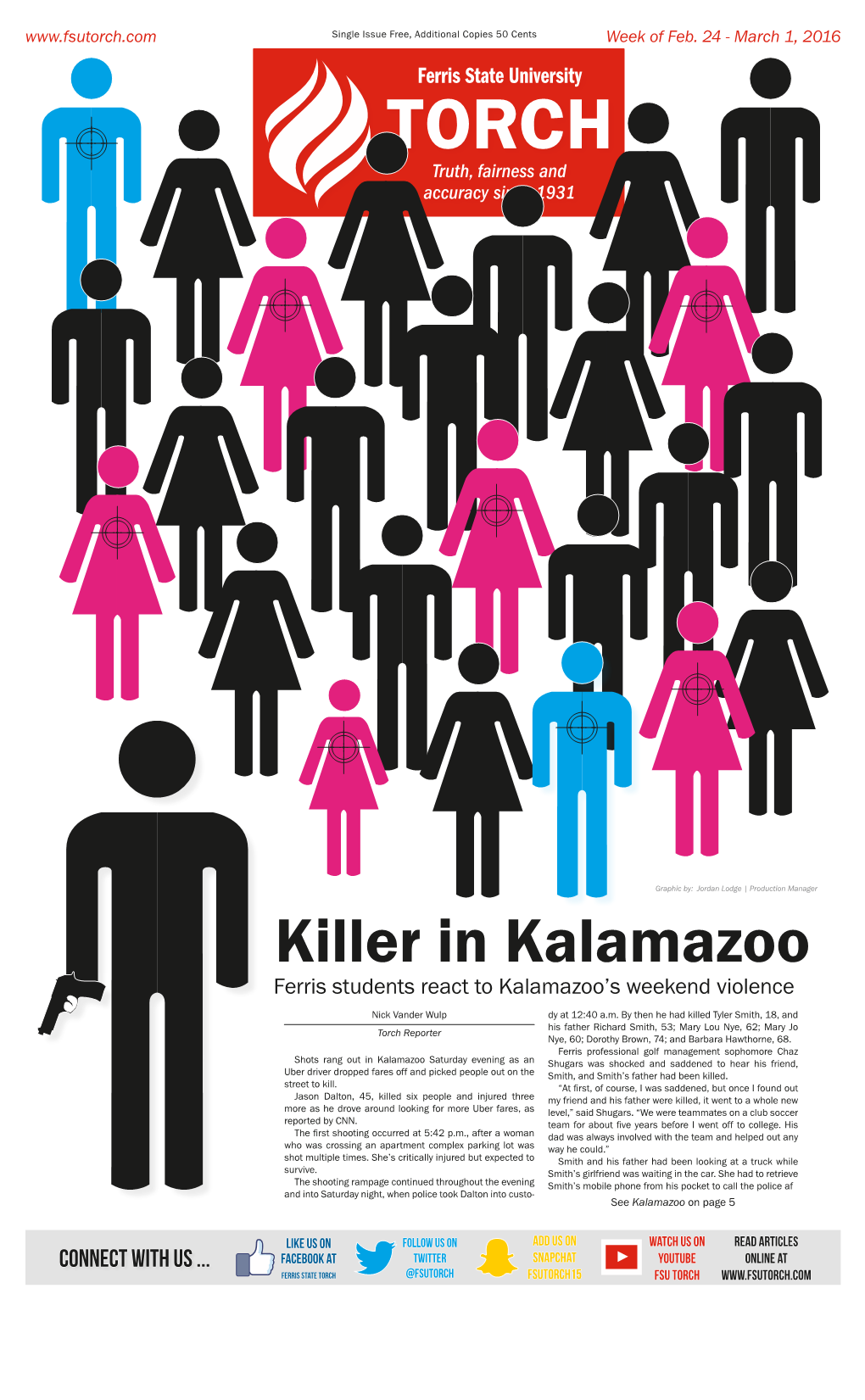 Killer in Kalamazoo Ferris Students React to Kalamazoo’S Weekend Violence