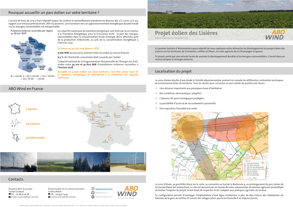 Projet Éolien Des Lisières