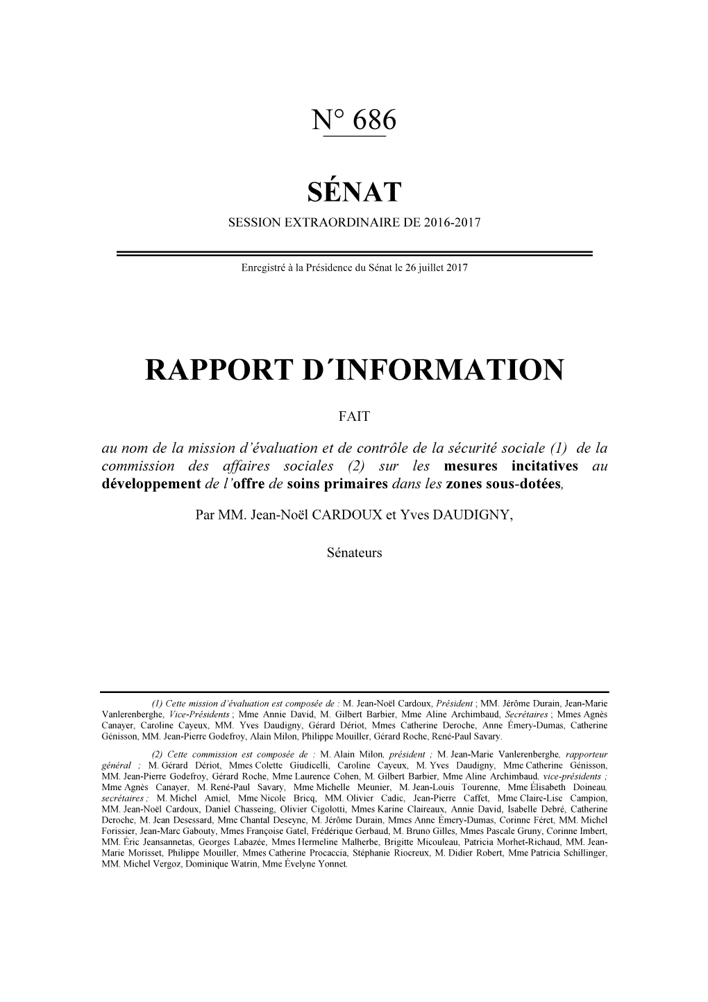 Rapport Zones Sous-Dotées