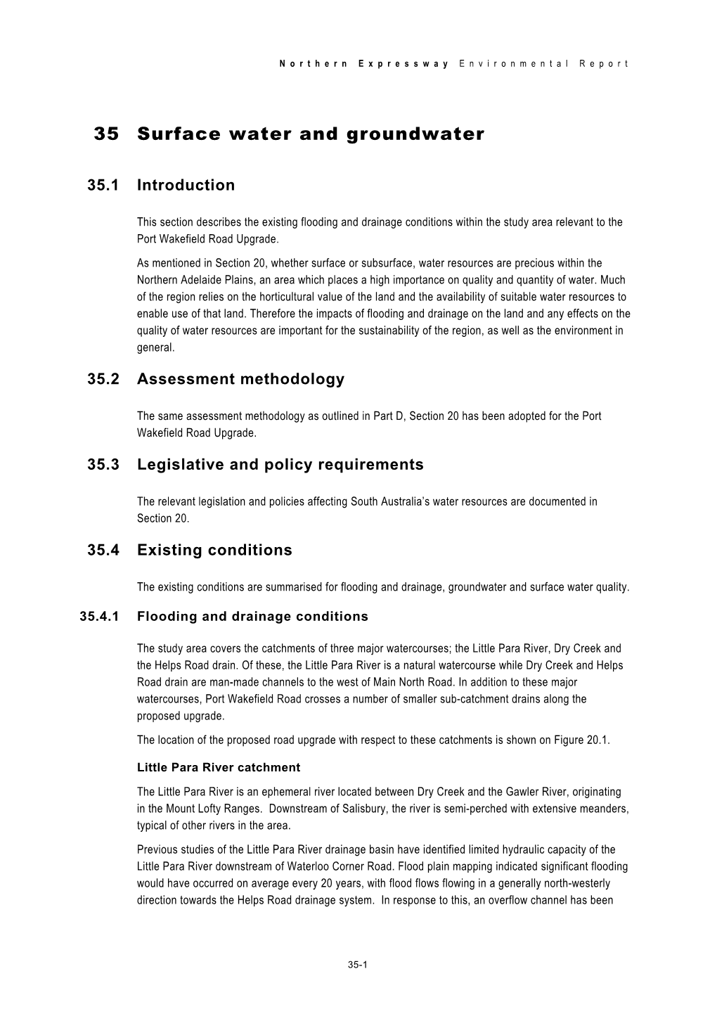 35 Surface Water and Groundwater