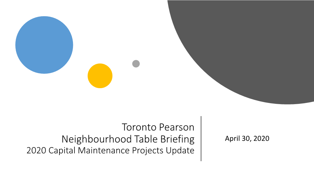 Toronto Pearson Noise Management Forums Neighbourhood Table Ad