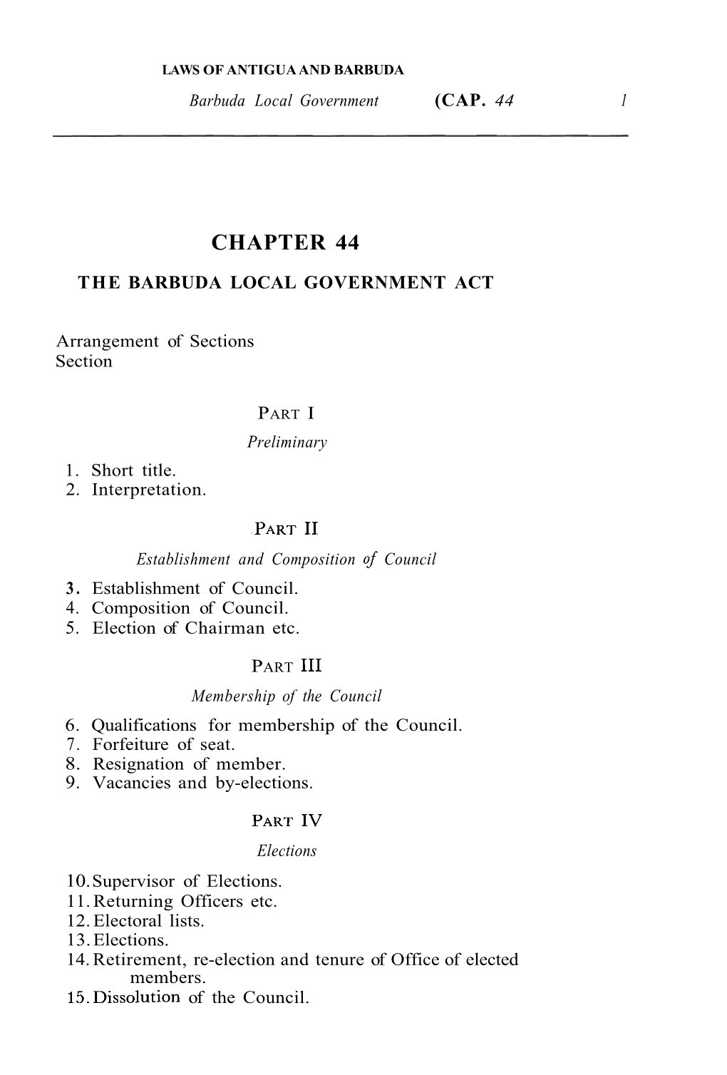 Barbuda Local Government (CAP