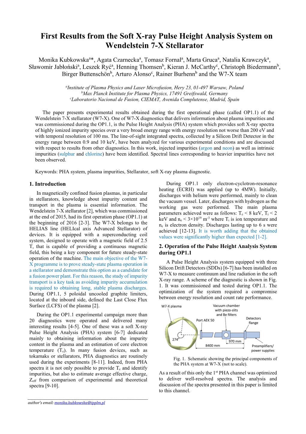 First Results from the Soft X-Ray Pulse Height Analysis System on Wendelstein 7-X Stellarator