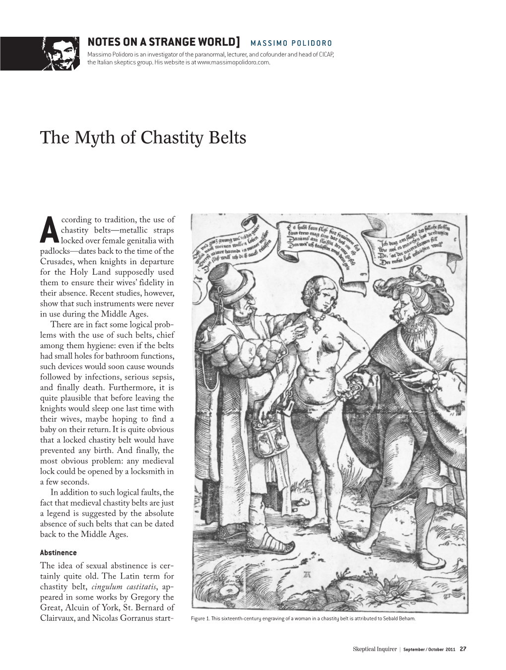 The Myth of Chastity Belts