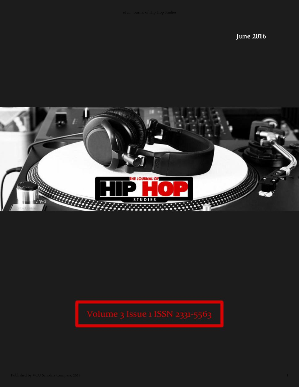 Journal of Hip Hop Studies