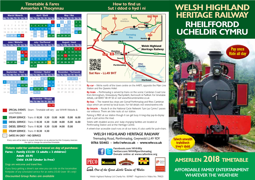 Welsh Highland Heritage Railway Rheilffordd