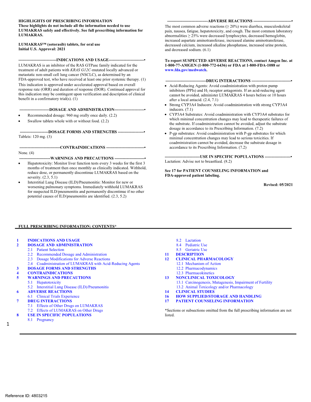 Full Prescribing Information [FDA]