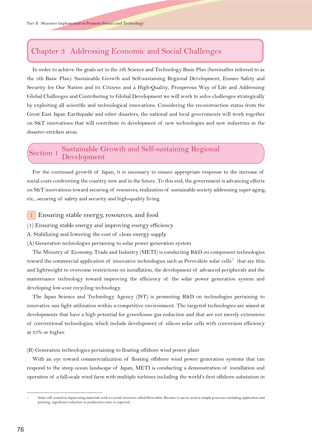 Chapter 3 Addressing Economic and Social Challenges （PDF：7246KB