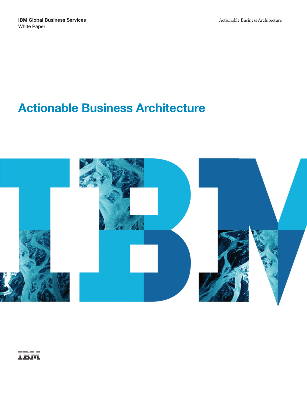 Actionalble Business Architecture