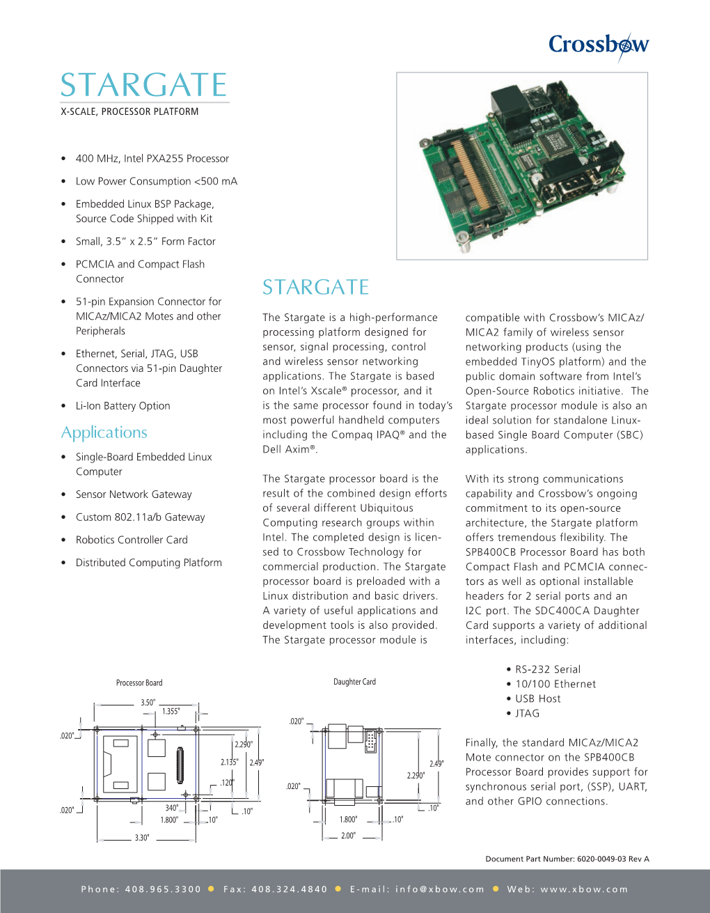 Stargate Datasheet