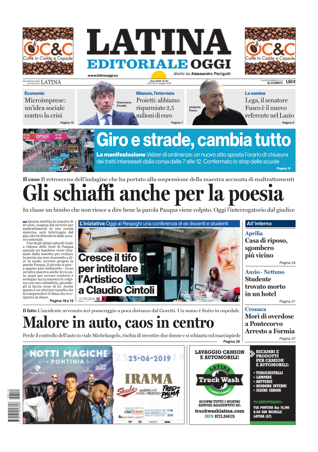 Da Latina Oggi Del 10 Maggio 2019