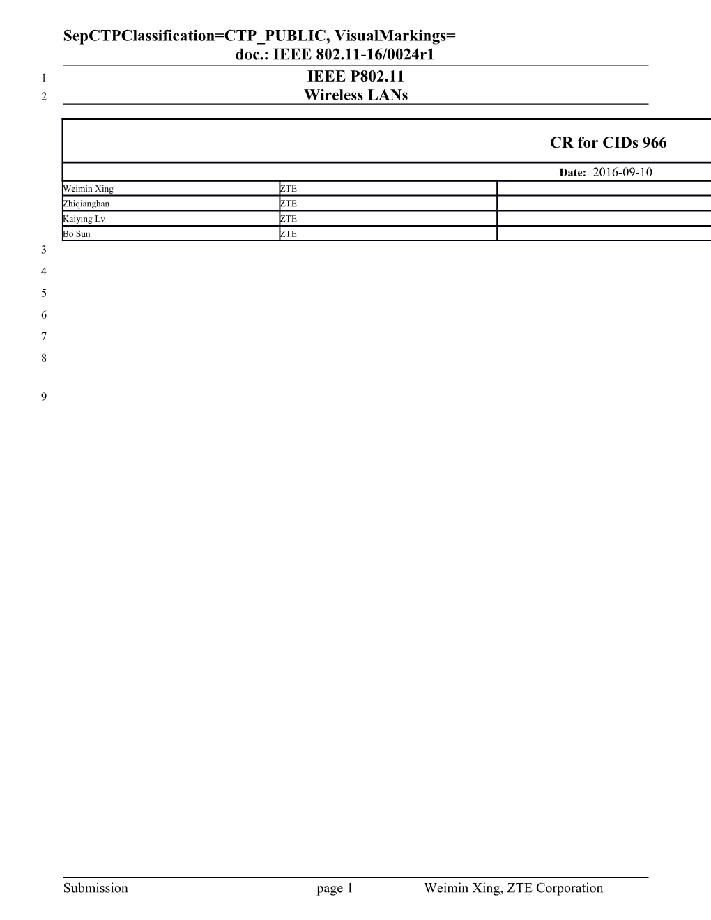 IEEE P802.11 Wireless Lans s79