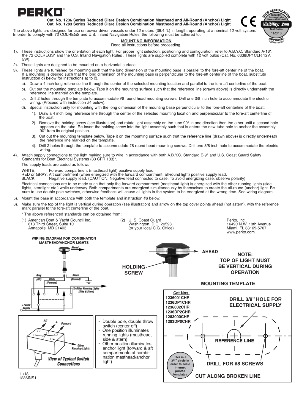 Fig. 1236/1283 Inst(USCG)